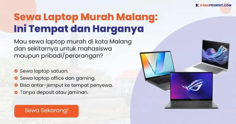Sewa laptop murah Malang