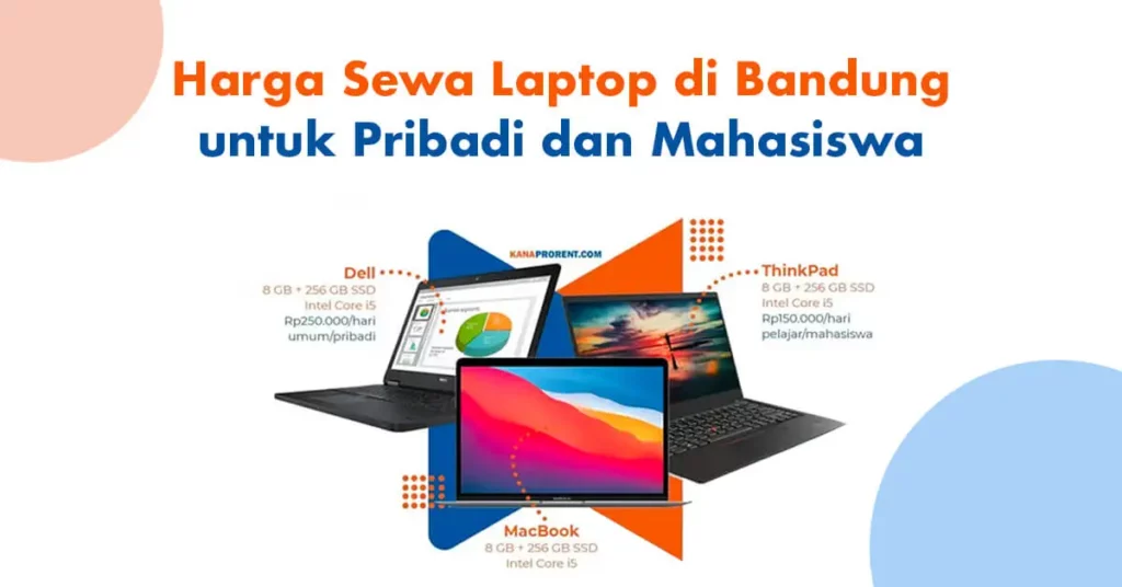 Harga sewa laptop di Bandung