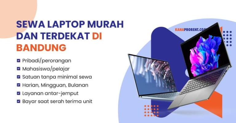 Sewa Laptop Bandung: Murah dan Terdekat, Bisa Satuan!