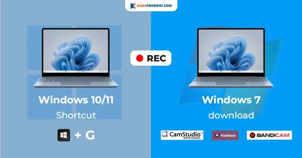 Cara merekam layar laptop Windows 7 dan Windows 10 atau Windows 11