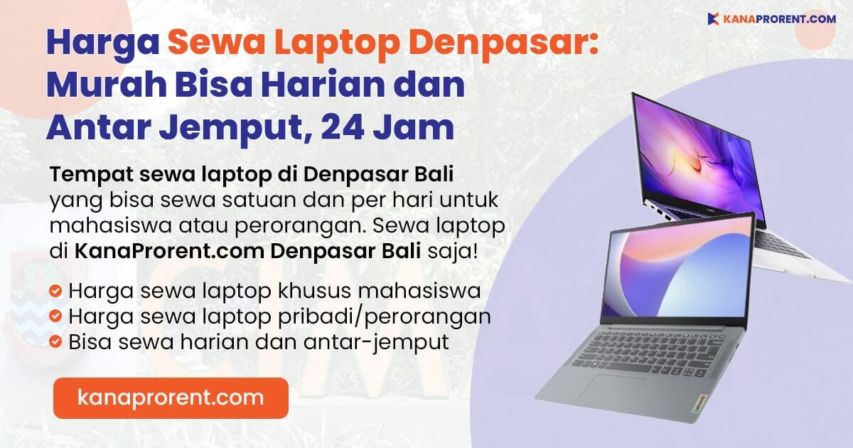 Harga sewa laptop Denpasar