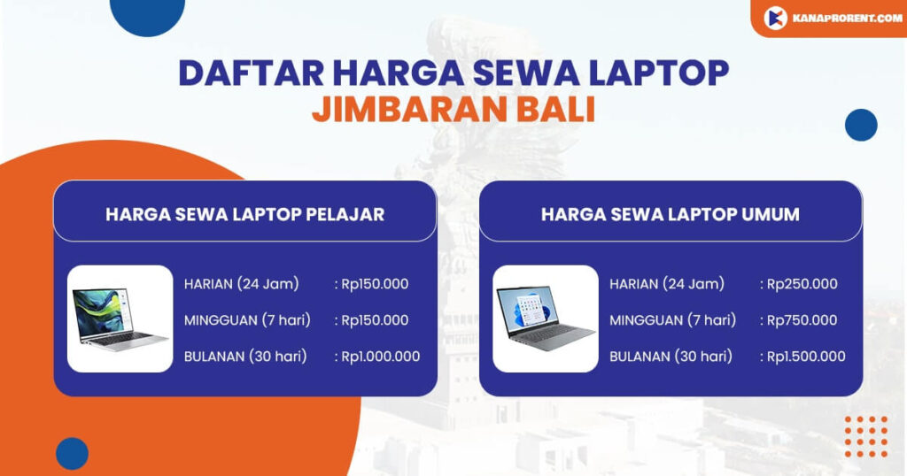Harga Sewa laptop Jimbaran Bali