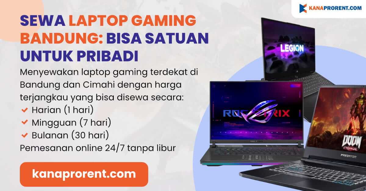 Sewa laptop Gaming Bandung